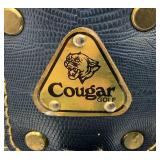 Very Cool Miniature Golf Bag Umbrella Stand With Umbrella