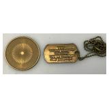 Misc. Vintage Medals, Medallions, Pens And More