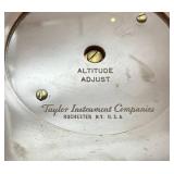 Vintage TAYLOR Instruments Genuine Mahogany Weather Station Temperature Humidity