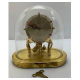 Vintage MCM Atomic Space Age KUNDO Anniversary Desk Clock With Key