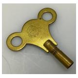 Vintage MCM Atomic Space Age KUNDO Anniversary Desk Clock With Key