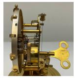 Vintage MCM Atomic Space Age KUNDO Anniversary Desk Clock With Key