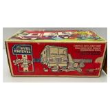 1973 Evil Knievel Scramble Van Complete In Original Box (Back Gate Has Broken Hinge Peg)
