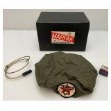 VERY RARE TEXACO Marfak Lubrication Kit With Hat And More In Original Case Never Used