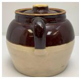 Misc. Vintage Collectible Pottery Items Including Bean Pot And More (Small Crock Has Hairline Crack)
