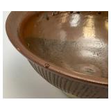 Two RW Stamped Pottery Bowls (Possible Red Wing) 3 1/2" x 8"