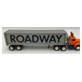 Miniature First Gear Brand Miniature Die Cast Thermo King Semi Truck And Trailer (NIB) And Roadway Semi Truck With Trailer