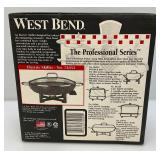 NEW Vintage West Bend The Professional Series Electric Skillet