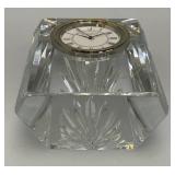 Waterford Crystal Colonnade Clock In Original Box