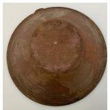 Two Large Decorative Pottery Bowls 5" x 12" & 7" x 12"