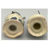 Vintage Blue Delfts Collectible Items Including RYNBENDE Airline Booze Decanters And More