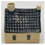 Vintage Blue Delfts Collectible Items Including RYNBENDE Airline Booze Decanters And More