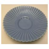 Vintage Weller Pottery Dish With Flower Frog 15 1/2"