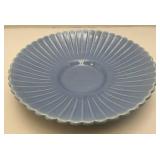 Vintage Weller Pottery Dish With Flower Frog 15 1/2"