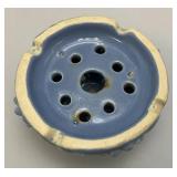 Vintage Weller Pottery Dish With Flower Frog 15 1/2"