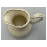 1973  Ornate Pottery Tea Set Marked JERRI On Bottom (One Teapot Lid Handle Glued)