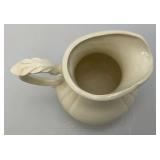 1973  Ornate Pottery Tea Set Marked JERRI On Bottom (One Teapot Lid Handle Glued)