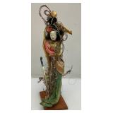 Antique Oriental Figurines 10"