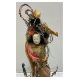 Antique Oriental Figurines 10"