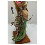 Antique Oriental Figurines 10"