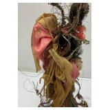 Antique Oriental Figurines 10"