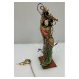 Antique Oriental Figurines 10"