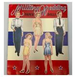 Vintage Military Wedding Paper Dolls Book