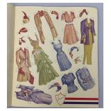 Vintage Military Wedding Paper Dolls Book