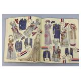 Vintage Military Wedding Paper Dolls Book