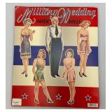 Vintage Military Wedding Paper Dolls Book