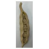 Original Carruth Studios "Move Over Peas" Sculpture Handcrafted Stone 10" (Chip On Inside)
