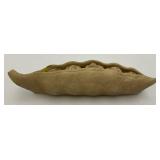 Original Carruth Studios "Move Over Peas" Sculpture Handcrafted Stone 10" (Chip On Inside)