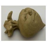 Original Carruth Studios "Rutabaga Mama" Sculpture Handcrafted Stone 5"