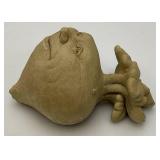 Original Carruth Studios "Rutabaga Mama" Sculpture Handcrafted Stone 5"
