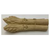 Original Carruth Studios "Pickled Asparagus" Sculpture Handcrafted Stone 11"