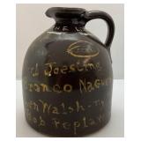 1927 Minnesota Golden Gophers Little Brown Jug With Names