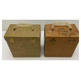 Two Cases Of Old 45 Records