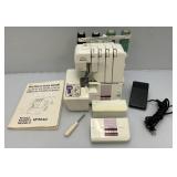 New Home Differential Feed HF504D Serger With Manual