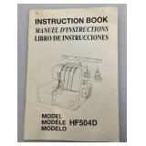 New Home Differential Feed HF504D Serger With Manual