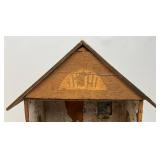 Very Old Antique Doll House 27" x 20" x 8"