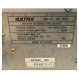 Vintage ULTRX AM/FM Stereo Receiver R25 & Pioneer Pl-202AZ vTurntable (Untested)