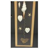 Misc. Items Framed Behind Glass