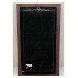 Misc. Items Framed Behind Glass