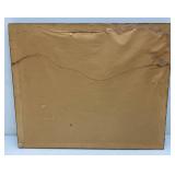 Misc. Items Framed Behind Glass