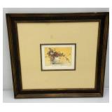 Misc. Items Framed Behind Glass