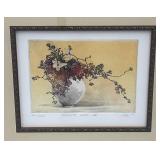 Misc. Items Framed Behind Glass