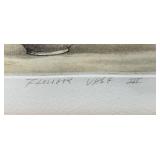 Misc. Items Framed Behind Glass