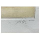 Misc. Items Framed Behind Glass