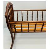 Vintage Rocking Baby Cradle