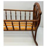 Vintage Rocking Baby Cradle